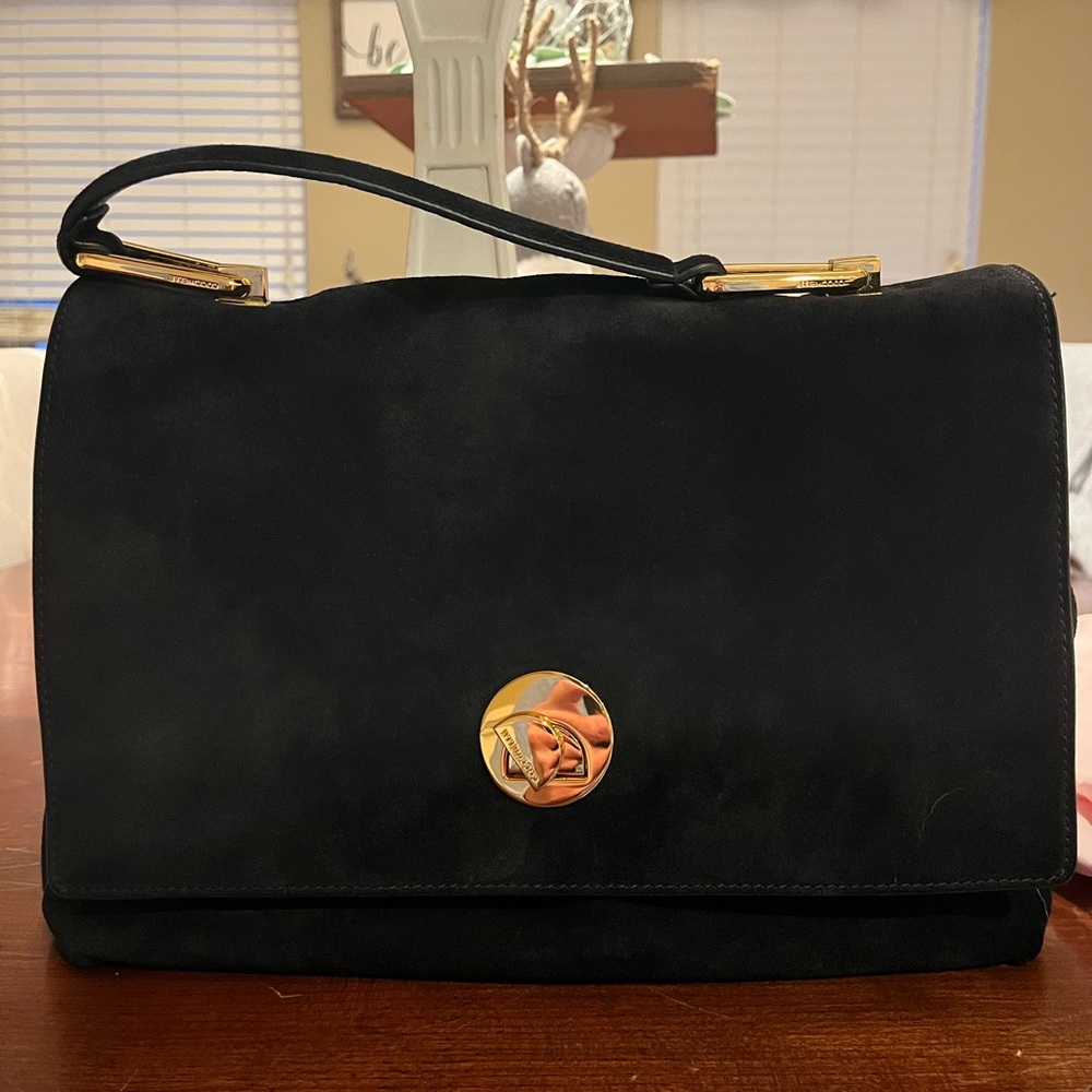 Coccinelle Black Suede Handbag